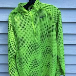 Nike Green Running Quarter ZIP